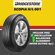 Tyre BRIDGESTONE ECOPIA H/L 001 225/65R17 215/55R18 225/60R18 (With Installation)