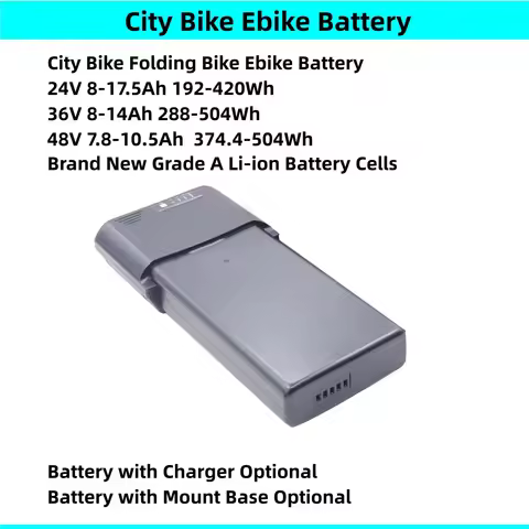 Rear Rack Carrier Ebike Battery Li-ion 24V 36V 7.8Ah 8.8Ah 9Ah 10Ah 10.4Ah 13Ah 14Ah for Amcargobike