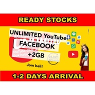 💥READY STOCK💥 PREPAID RAJA VIDEO RM15 32GB + UNLIMITED YOUTUBE + 13 Apps