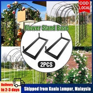 [Ready Stock]Garden Rack Wrought Iron Outdoor Arch Trellis Climbing Plants Arch Pintu Gerbang Garden
