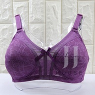 Full Cup Cotton Bra Women Cup B/C #34 ~ #50 Wireless Lingerie / Baju Dalam Wanita NipisTanpa Dawai [