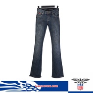 GA Blue 901 Women's Low Rise Straight Jeans - 2017