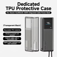 TPU case for Xiaomi Built-in Cable Power Bank 10000mAh 165W PB1165MI Portable Shockproof Travel Stor