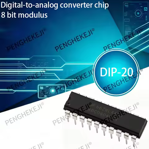 1PCS ADC0804 ADC0804LCN 8-bit CMOS Successive Comparison A/D Converter DIP20