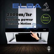 Elba Hood Designer Hood EH-Q9633ST(SS) 2000 m³/hr With auto clean fnction Gesture Motion Touch Panel