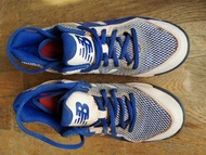 New Balance baseball cleats shoes softball blue white size 36 棒球 壘球 釘鞋 膠釘