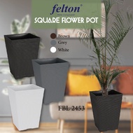<Greenheavenz> FELTON Square Flower Pot  2453 Pasu Bunga dan Sayur