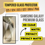 Samsung Galaxy S25 S24 S23 S22 Ultra Plus Tempered Glass Screen Protector | Clear Matte Privacy