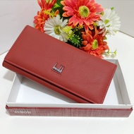 Leather Best Style กระเป๋าสตางค์หนังแท้ใบยาวมีช่องใส่เหรียญ ขนาด19x9.5x2.5cm รุ่น B005-19(มีกล่องให้)