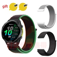 For Garmin Forerunner 970 Strap Nylon Loop Band Garmin Forerunner 970 Smart Watch Screen Protector F