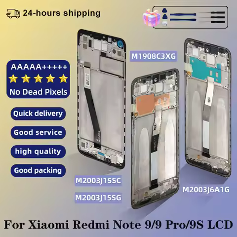 OEM Grade LCD For Xiaomi Redmi Note 9 LCD M2003J15SC Display Touch Screen For Redmi Note 9S 9Pro M20