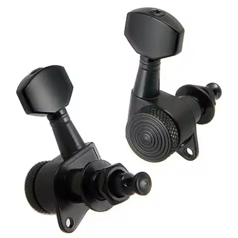6-Piece Right Locking Guitar Tuners | High-Precision 1:18 Gear | Fit Electric & Acoustic Guitars