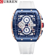 jam tangan lelaki jam tangan lelaki original jam tangan Curren/Curren 8442 Men's Watch Six-Hand Quar