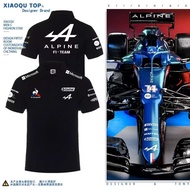 Alpine Fleet Renault F1 Racing Fleet Merchandise POLO Shirt Men Women Summer Pure Cotton Loose t-Shi