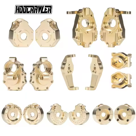TRX4 Brass Portal Axle Drive Housing Brass Heavy Duty Counter Weight Set for 1/10 RC Crawler TRX-4 T