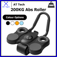 AT Tech Premium Adjustable Upgraded Elbow Abs Roller Knee Roller Professional Wide Ab Wheel Plank Roller