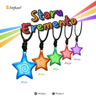 Klayhoo! | STARU EREMENTO | Star Star | Handmade Clay Necklace | Necklace | Keychain | Keychain | An