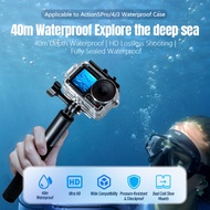 For Action 5pro waterproof case DJI Action 4 sports camera diving case