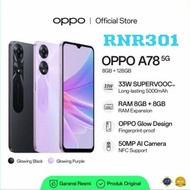 NEW Oppo A78 5G nfc 8/128 Ram 8gb 128gb new garansi resmi Baru