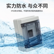 Waterproof Outdoor Distribution Box Civil Household Garden Area Switch Box HA Plastic Lighting Distr