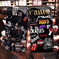 HK-9 Beatles Glass KACA Casing for Xiaomi Redmi Note 8 8A 10 9 Pro Lite