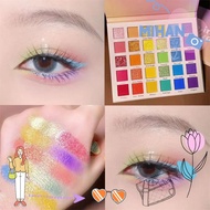 MIHAN Glitter Eyeshadow, Sweatproof Waterproof 30 Color Eyeshadow Palette, Cosmetic Long Lasting Pro