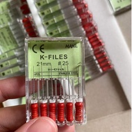 H-file file + K-file + Reamer/ Square - Round - Triangle hand file