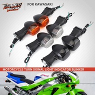 KLE 500 ZX6R Front Turn Signal Light For KAWASAKI ZX7R ZX9R ZX12R NINJA 250R ZR7S GPZ ZXR Motorcycle
