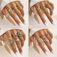 Jewel Set Ring Women's Exaggerated Metal Snake Ring