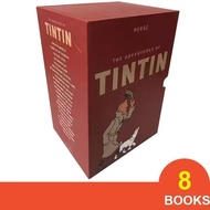 [SG Stock]The Adventures of Tintin 8 Books Collection | English Comics Box Set by Herge
