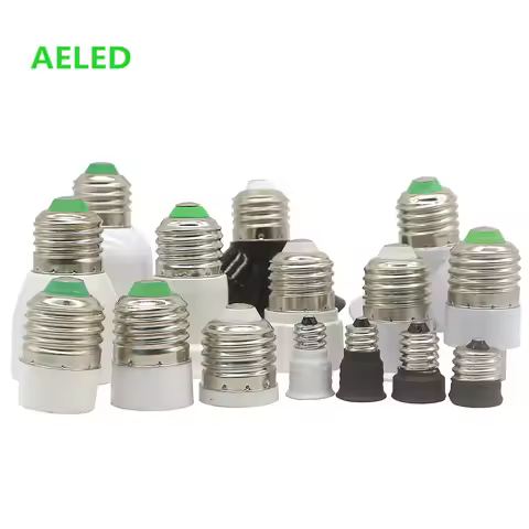 1Pcs E27 B22 E12 G9 GU10 MR16 E14 E17 E40 G24 2E27 Lamp Base LED Corn Bulb light Lamp Holder Convert
