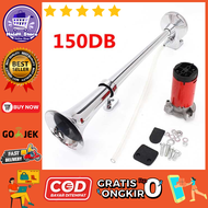 Klakson Trompet Truk Perahu Dual Air Horn 178dB 12V / Klakson Trompet Truk Terompet Trumpet Trompet 