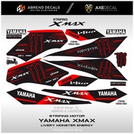 Striping Yamaha Xmax Monster / Stiker Motor X-Max Design Custom Stock Decals List Variasi