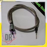 Kepala Bor Handpiece 6mm dan Kabel Fleksibel Untuk Mata Bor Tuner Cuner Kikir Ukir dll