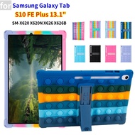 Case For Samsung Galaxy Tab S10 FE+ SM-X620 X620N X626 X626B Soft Silicone Stress-Relieve Case Push 
