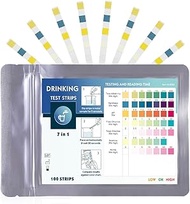 Pack of 50 Aquarium Test Strips, 7-in-1 Water Test for Aquarium and Pond, Measures pH Value, Nitrate