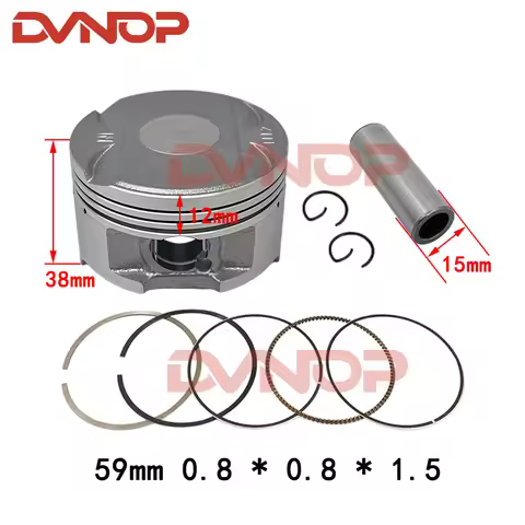59mm Motorcycle Piston Ring for Kymco Bend Lover 4v Like150 Peopie G150 G5