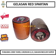 RAJA SPORT13 Gelasan Super Silicone Red Spartan By Uwais Kite Bahan Molor 0.22 Sasap Padi Layangan U