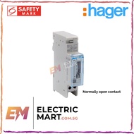 hager EH011 Time switch daily cycle with reserve 230V, IP20, single channel, analog