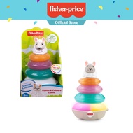Fisher-Price Linkimals Lights and Colours Llama Interactive Stacking Ring Toy