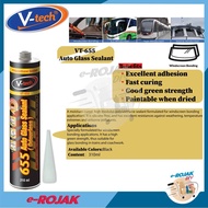V-Tech VT-655 300gm Auto Glass Sealant (BLACK)汽车玻璃密封胶(黑色)