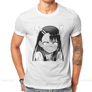 Don't Toy with Me Miss Nagatoro Embarrased T Shirt Classic Punk Summer Large Cotton Men's Clothing H