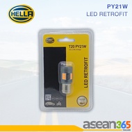 HELLA S25 Turn Signal Light Normal Flashing RETROFIT LED PY21W | Amber