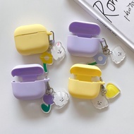 For Redmi Buds 6 Lite buds6Play Case Cute Bear /tulips Flower Earphone Silicone Cover Fundas Redmi B