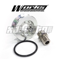Works Engineering Oil Adaptor Spacer - Subaru BRZ / Toyota FT86 / Honda Civic FC