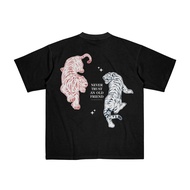 AKUDESIGN Trigger Graphic Oversize T-Shirt 210gsm Cotton Black