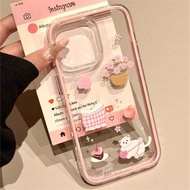 HP Cat Flower Soft Cake For Case Redmi 15 15C 13x A5 Note 14 4G 5G Pro Plus 14C 13C 13 M3 9T Note 8 