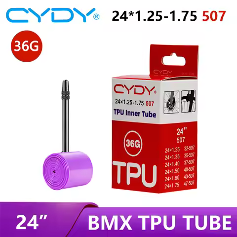 CYDY BMX Bicycle TPU Inner Tube 24x1.25 1.35 1.4 1.5 1.6 1.75 Tyre FV length 45mm Camera GRAVEL Bike