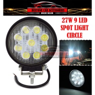 6000k 27W 9 Led Sport Light Circle