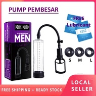 Popular Penis Pump Zakar Enlargement Pam Pembesar Sex Toy for Men Masturbation Pennis Ring Alat Lelaki